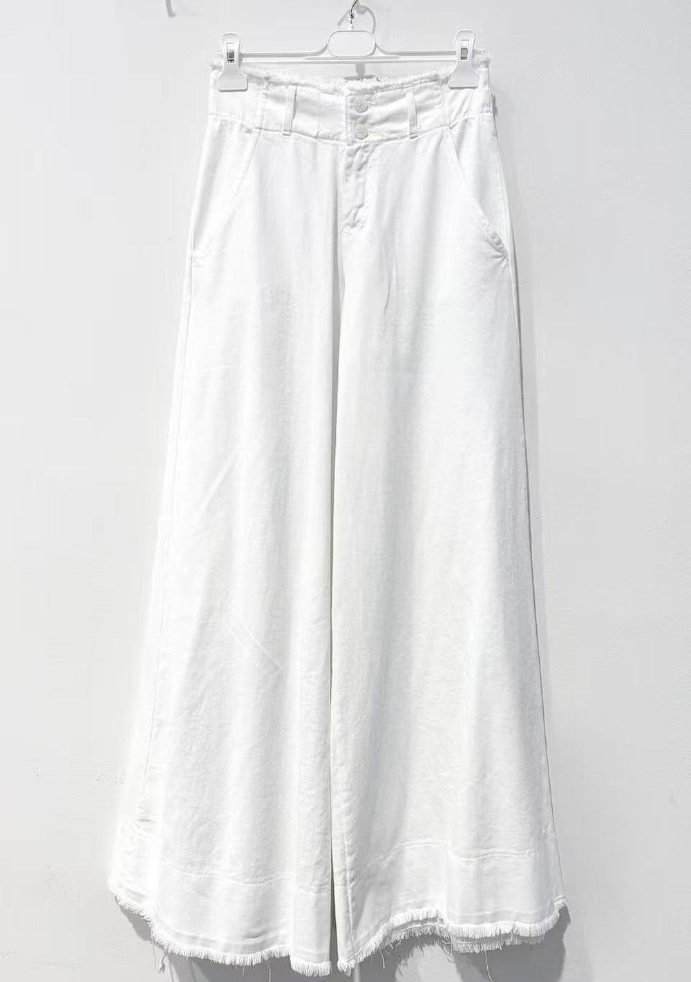 ♡ Weiße Baumwolljeans