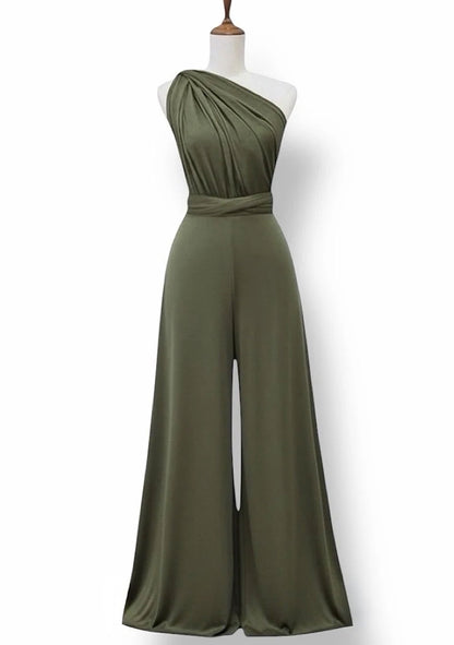 ♡ Jumpsuit mit variablen Bändern, langes Bein