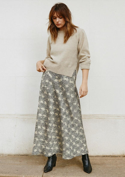 ♡ Satinrock Python-Print-Effekt