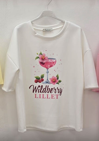 ♡ Oversize T-Shirt, halber Arm mit versch. Sprüchen