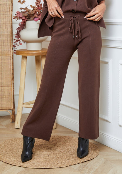 ♡ Strickhose mit Kordel und Tasche hinten