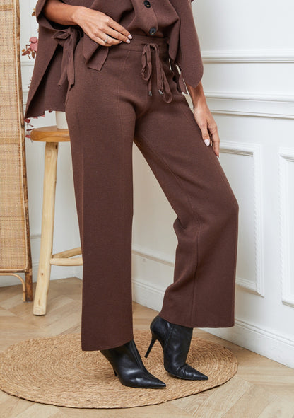 ♡ Strickhose mit Kordel und Tasche hinten