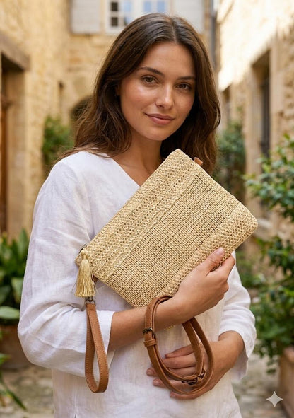 ♡ Elegante gewebte Clutch