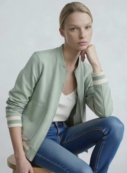 ♡ Stretch Blouson mit Streifen