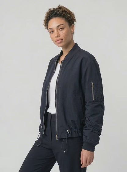 ♡ Bomberjacke mit farbigen Innenfutter