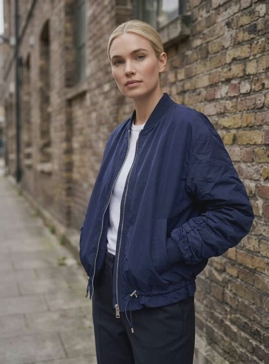 ♡ Bomberjacke mit farbigen Innenfutter