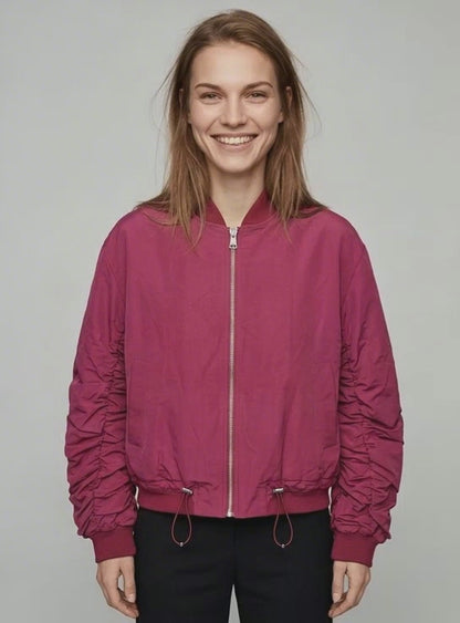 ♡ Bomberjacke mit farbigen Innenfutter