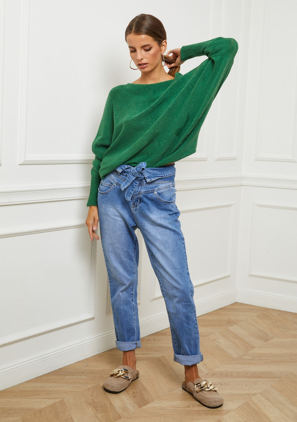 ♡ Kaschmirpullover mit Flügelarm