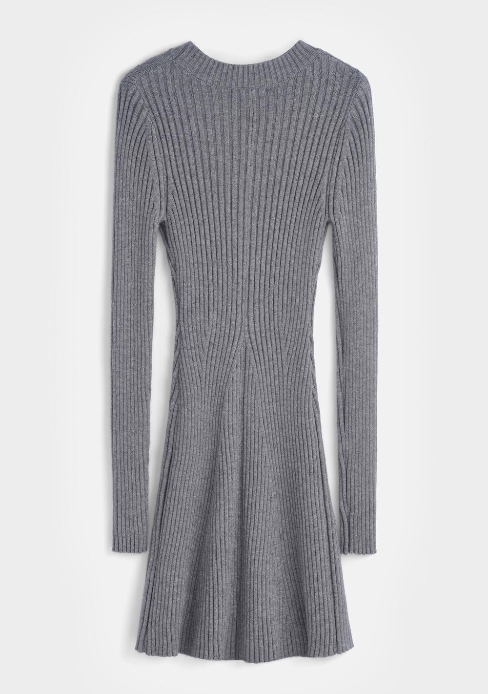 ♡ Geripptes Strickkleid