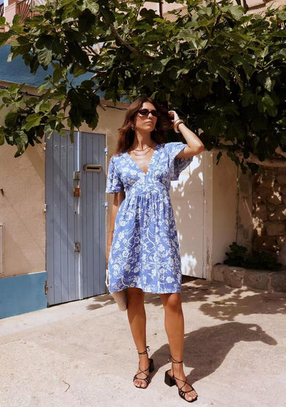 ♡ Geblümtes Minikleid