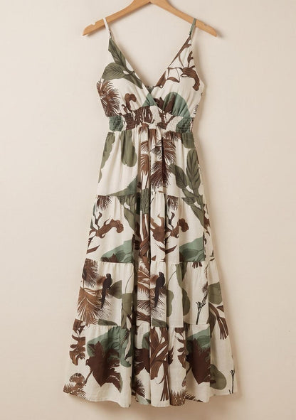 ♡ Maxikleid mit Palmenprint