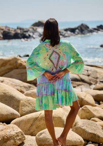 ♡ Minikleid mit Stickereien