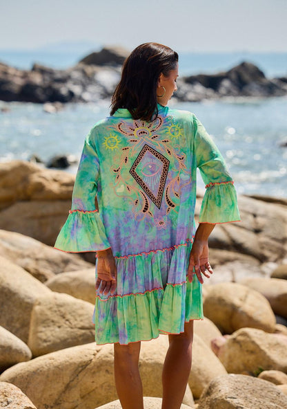 ♡ Minikleid mit Stickereien