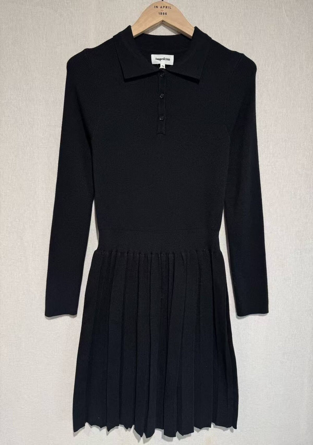 ♡ Plissiertes Strickkleid