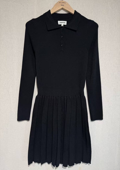 ♡ Plissiertes Strickkleid