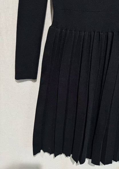 ♡ Plissiertes Strickkleid