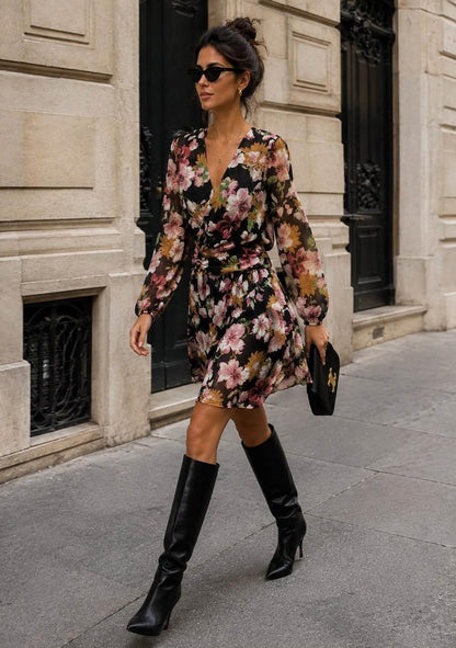 ♡ Geblümtes Minikleid