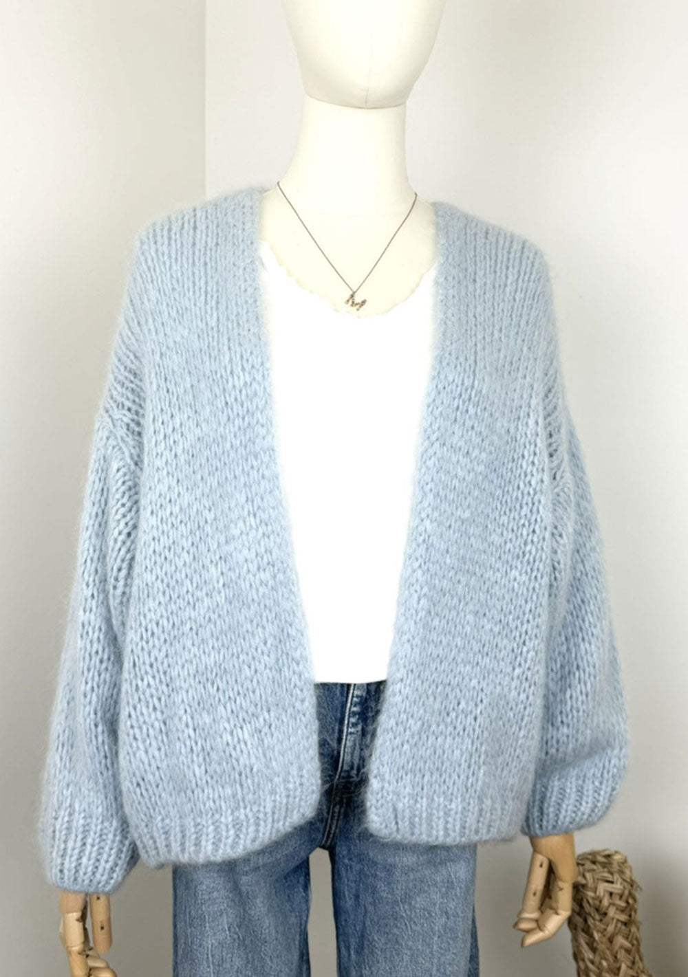 ♡  Offene Strickjacke