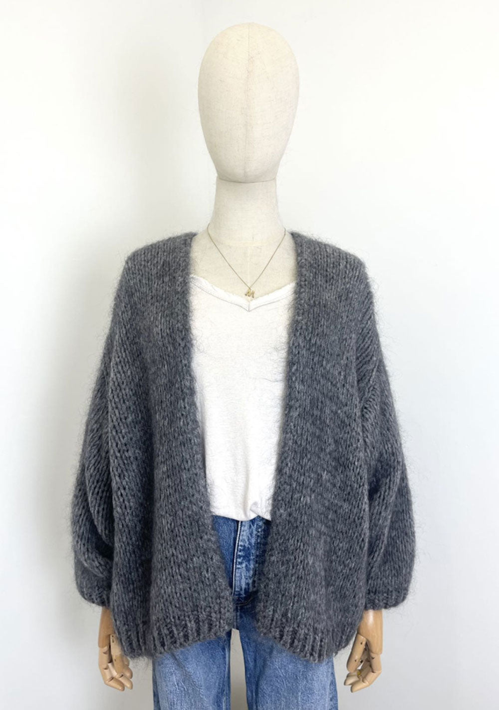 ♡  Offene Strickjacke