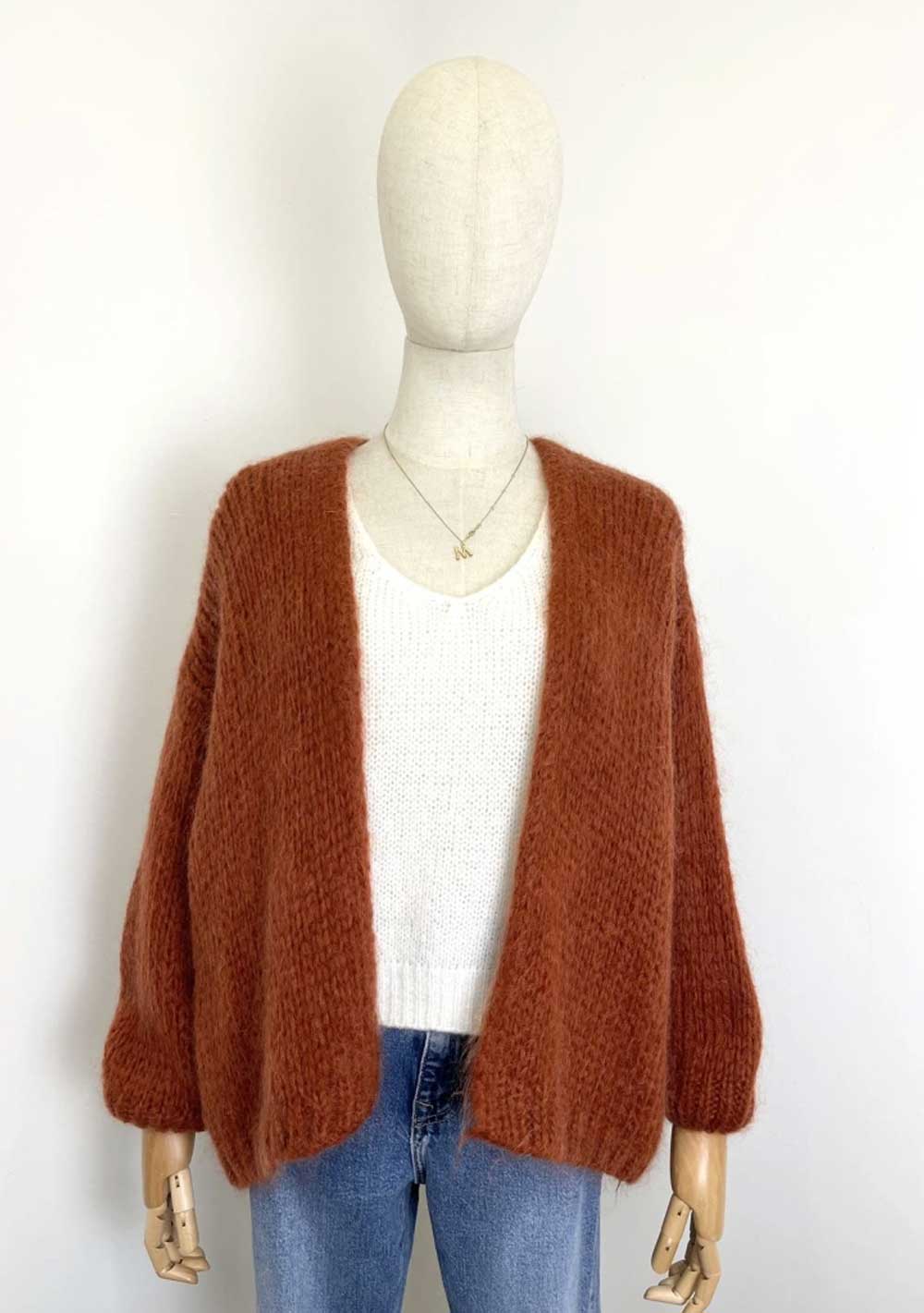 ♡  Offene Strickjacke