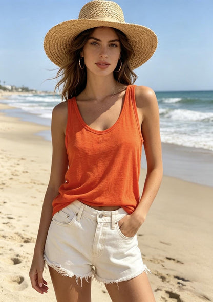 ♡ Leinen Tanktop