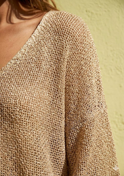 ♡ Goldenes Oversize-Shirt