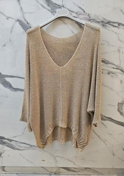 ♡ Goldenes Oversize-Shirt