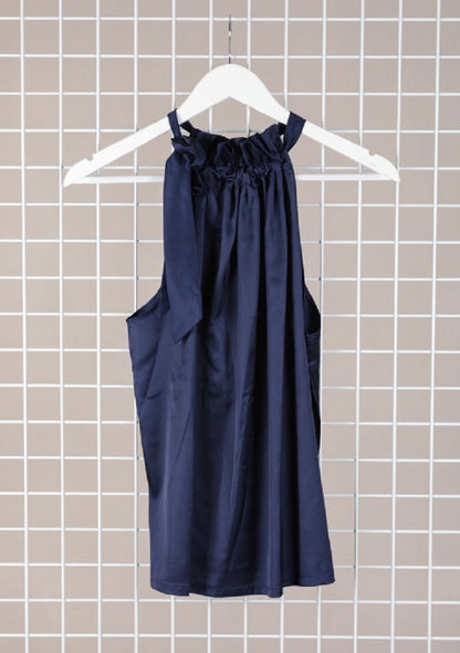 ♡  Neckholder Top aus Satin